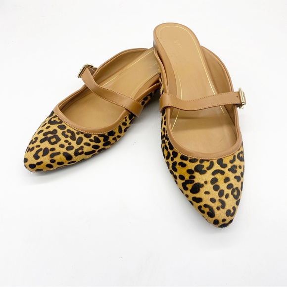 【maisonspecial】 2way ribbon mule leopard SALE】2way Ribbon Mule